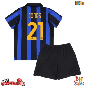 Inter Milan Curtis Jones #21 Replica Home Stadium Kit for Kids 2026-27 Short Sleeve (+ pants)
